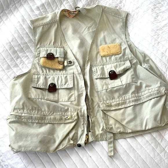 Vintage South Bend Sporting Goods Inc Chicago‎ Royal CoachmanFishing Vest 1/size - Picture 2 of 9